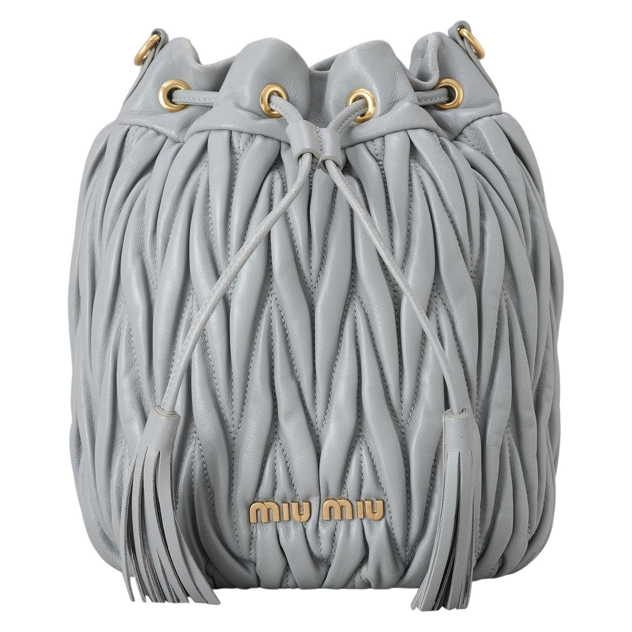 MIU MIU(USED)미우미우 5BE014 마트라쎄 버킷백